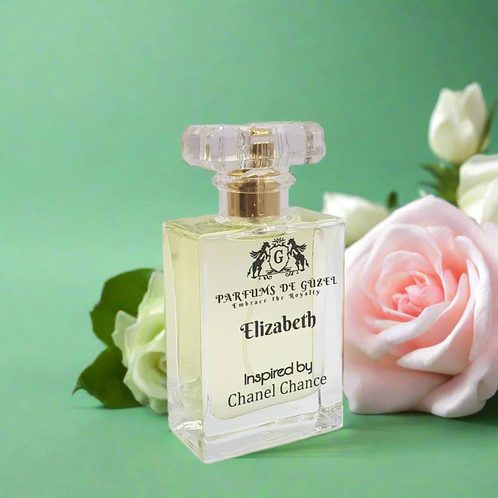 Elizabeth by Parfums de Güzel – A Captivating Fragrance Inspired by Chanel Chance (50ml EDP)