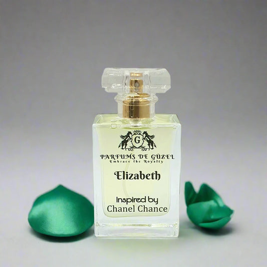 Elizabeth by Parfums de Güzel – A Captivating Fragrance Inspired by Chanel Chance (50ml EDP)